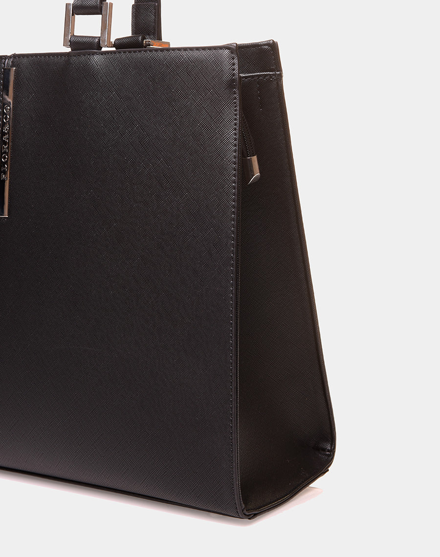 Sac à main type cabas noir