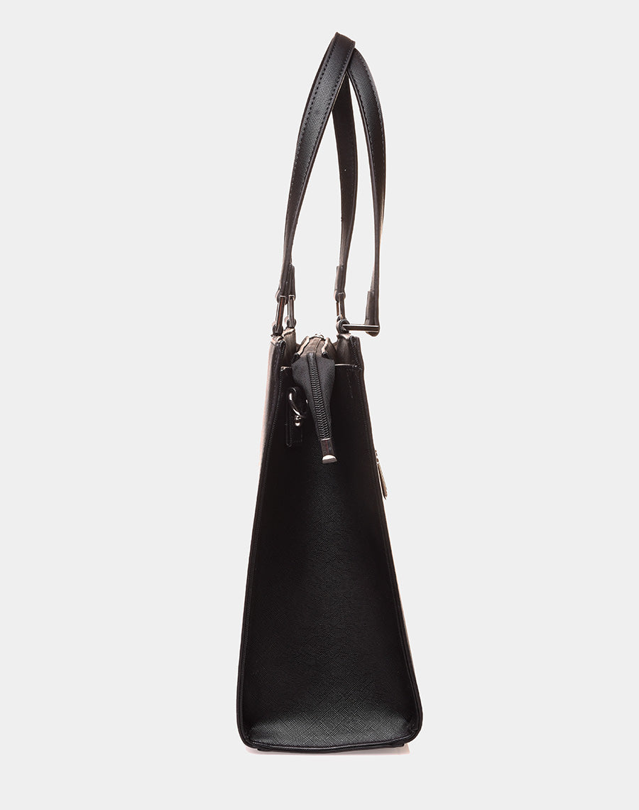 Sac à main type cabas noir