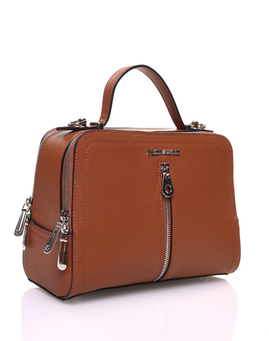 Sac mallette camel