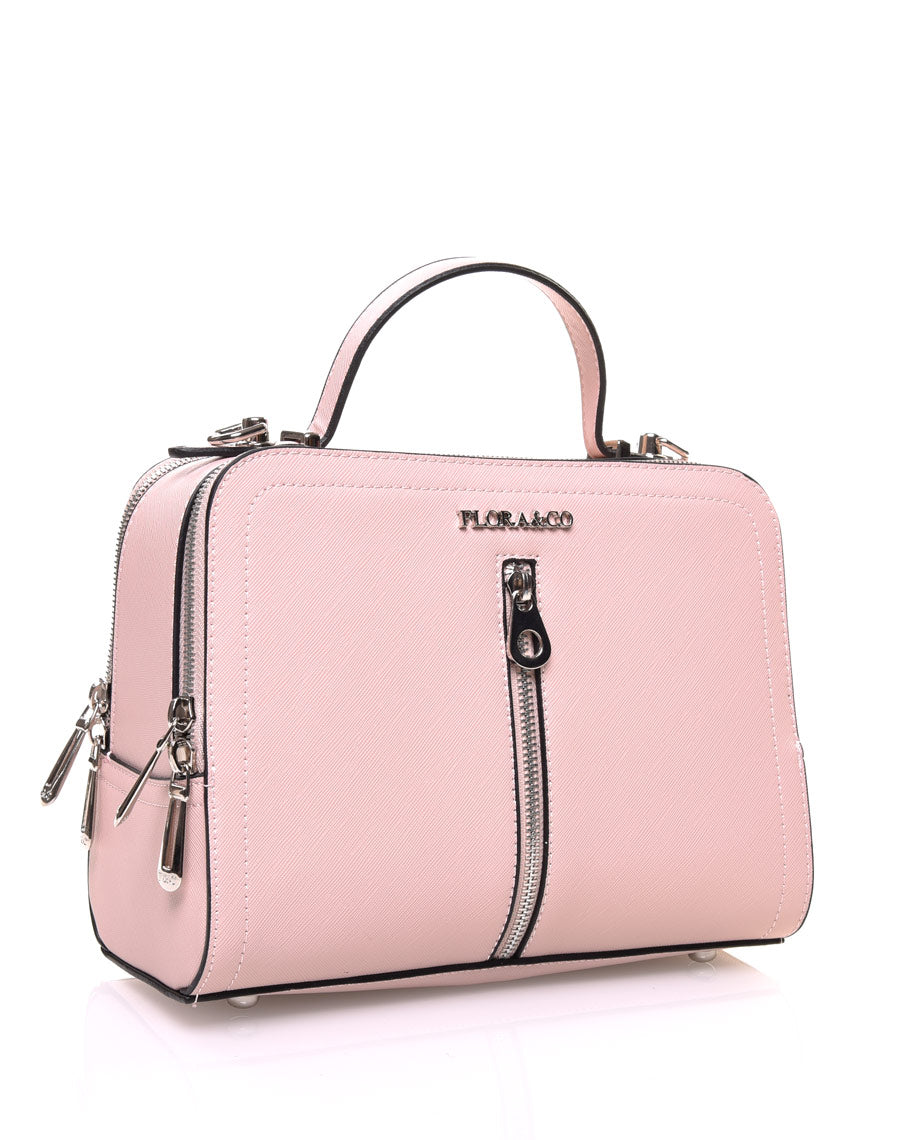 Sac mallette rose pale
