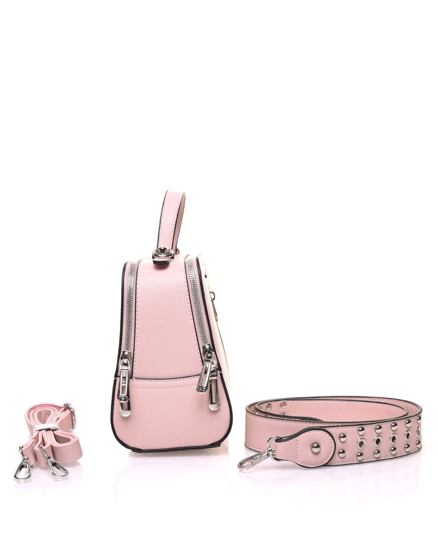 Sac mallette rose pale