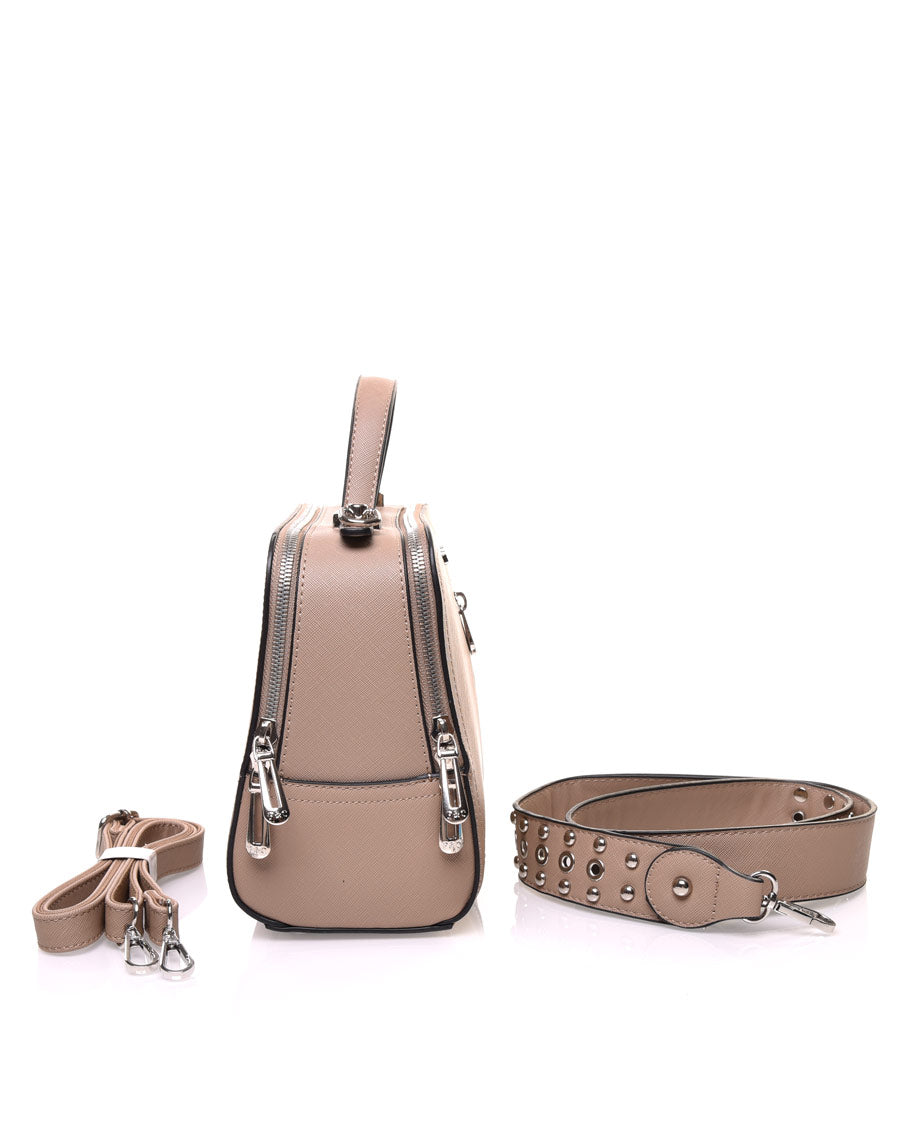 Sac mallette taupe