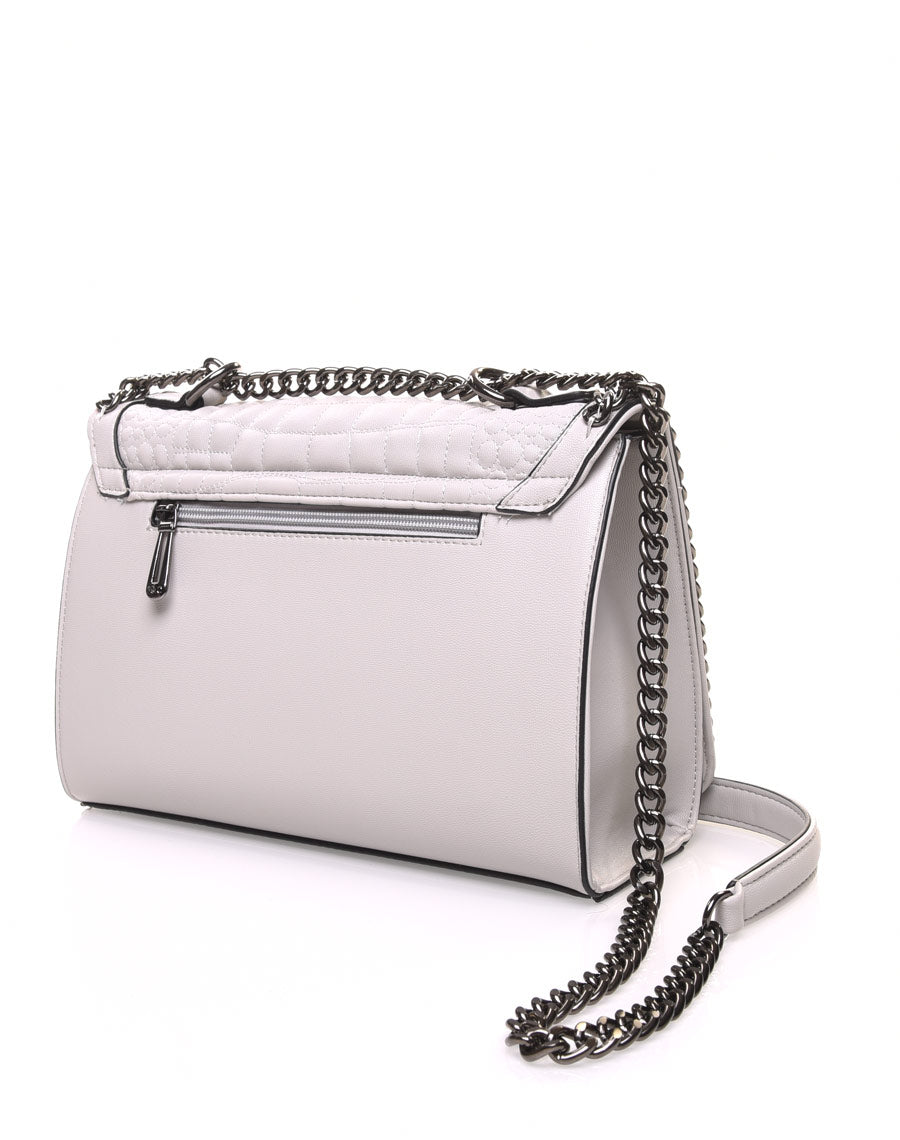 Sac molletonné gris clair