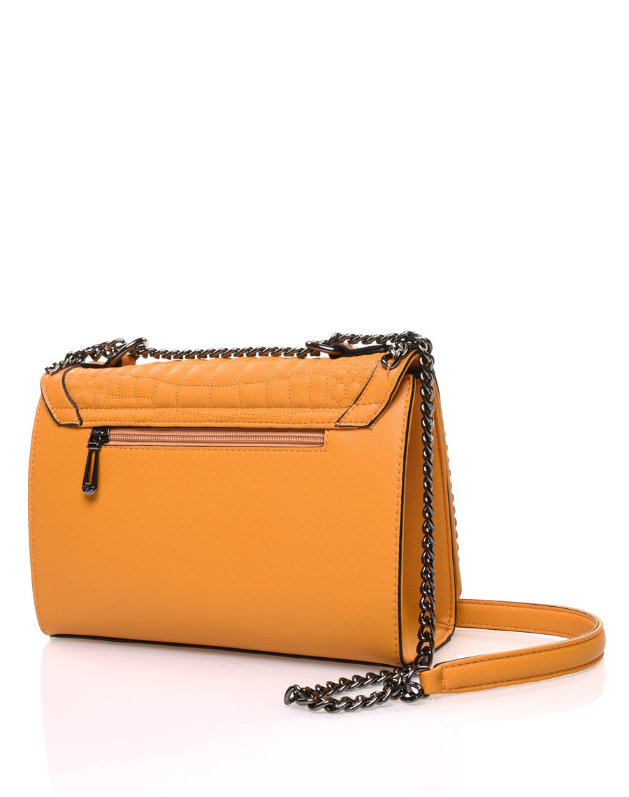 Sac molletonné jaune moutarde