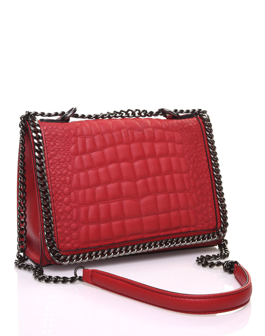 Sac molletonné rouge