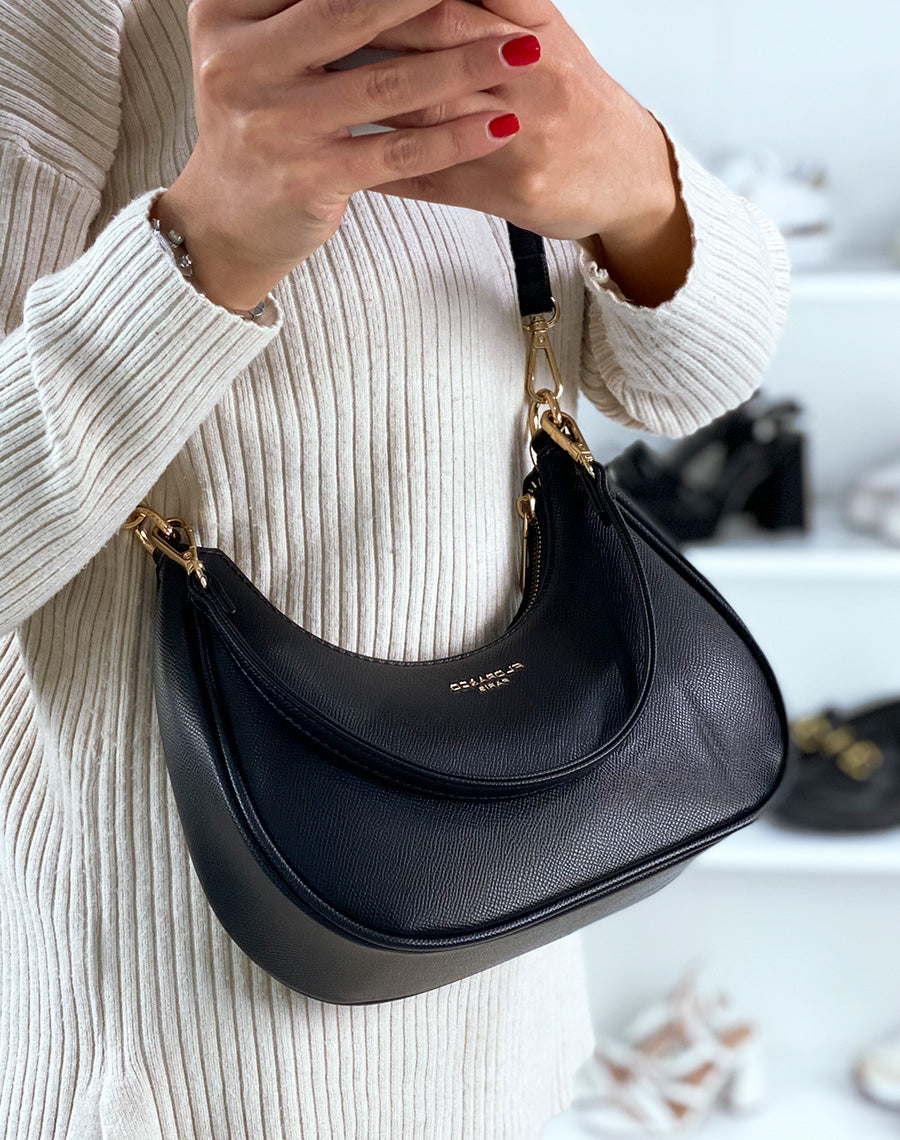 Sac porté épaule noir 