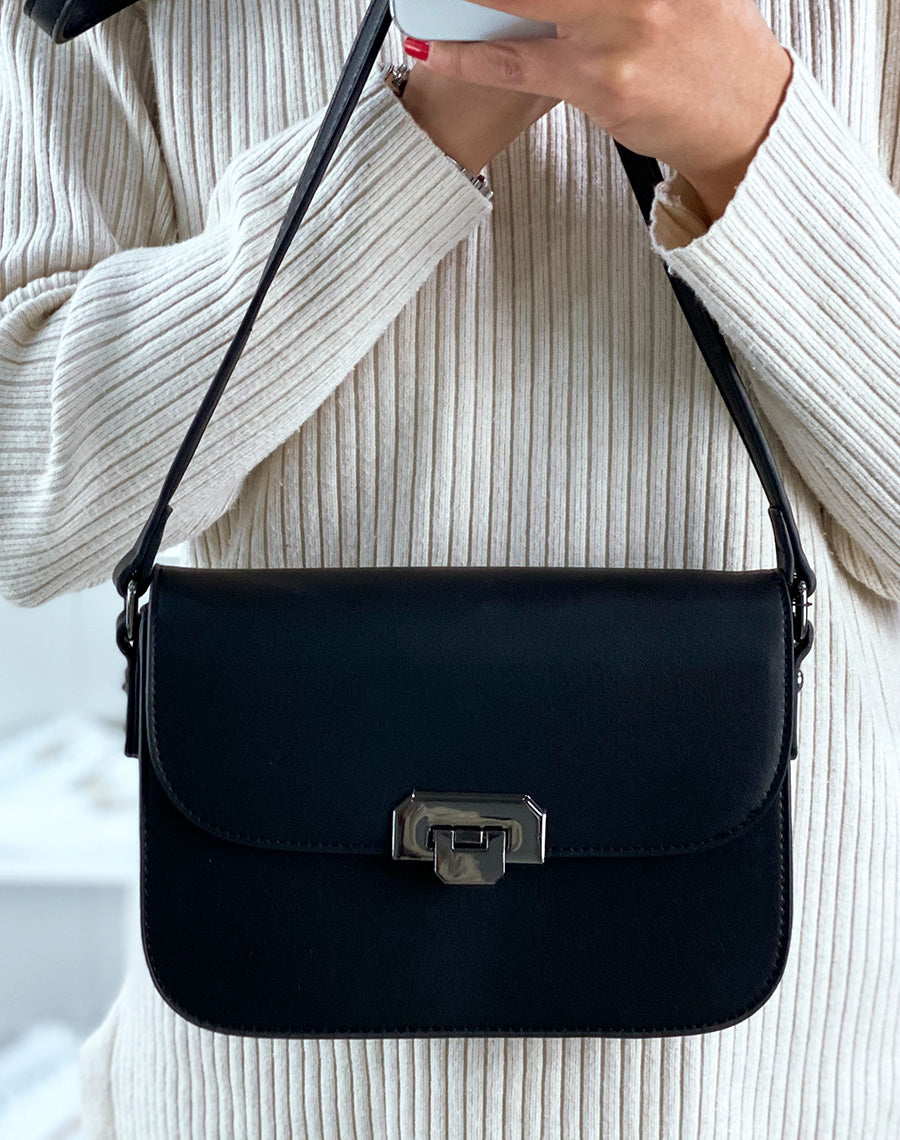 Sac porté épaule noir 