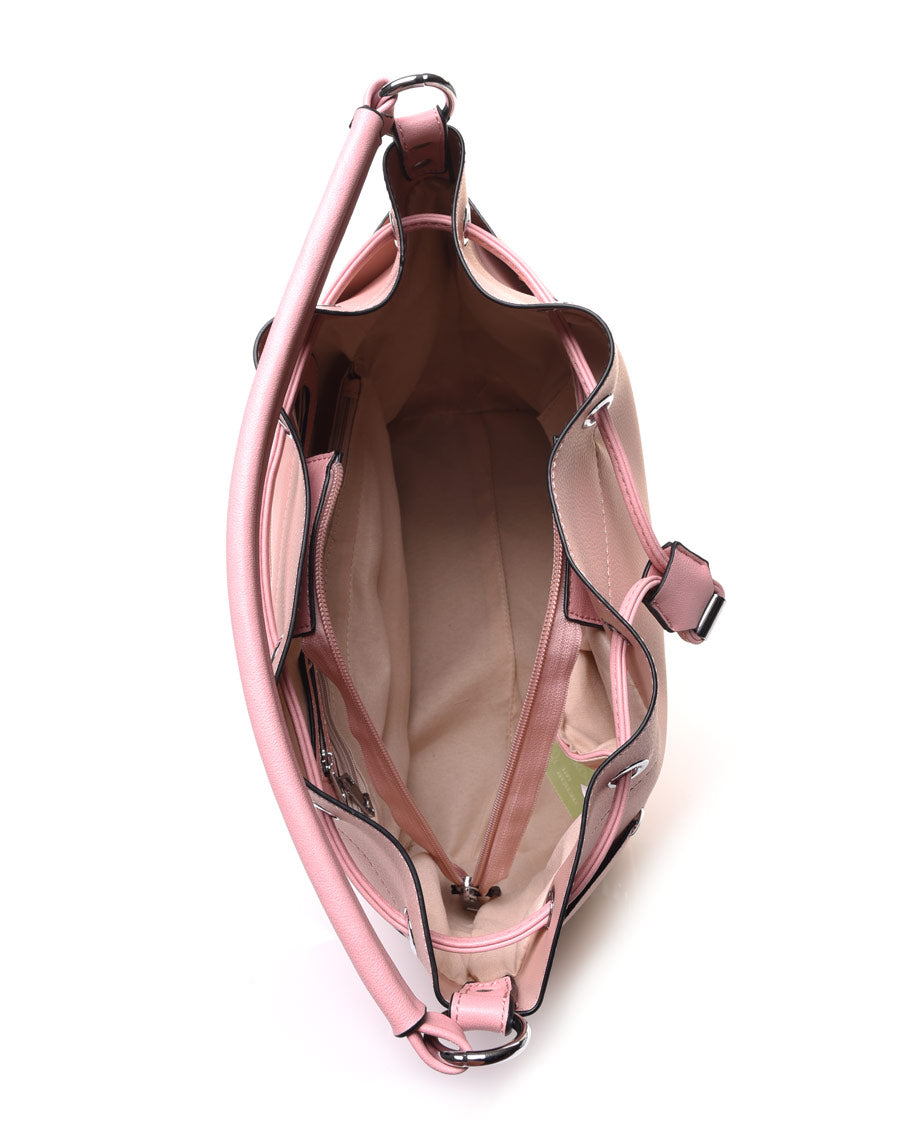 Sac quotidien avec ornements argent beige