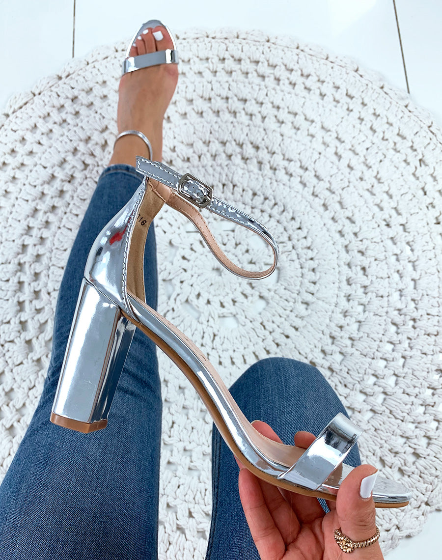 sandales argentées sandal argent