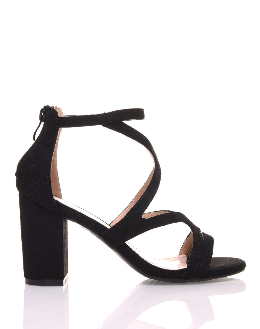 Sandales ouvertes noires